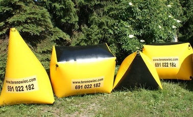 ফায়ার প্রতিরোধী Inflatable স্পোর্টস গেম, যুদ্ধ খেলা জন্য পিভিসি Inflatable পেন্টবল এরিনা