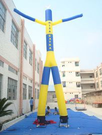 রঙিন অক্সফোর্ড কাপড় Inflatable বিজ্ঞাপন পণ্য 2 পা দিয়ে বায়ু নর্তকী