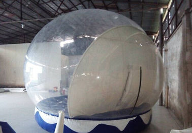 স্বচ্ছ Inflatable বিজ্ঞাপন পণ্য ক্রিসমাস স্নো গ্লোব