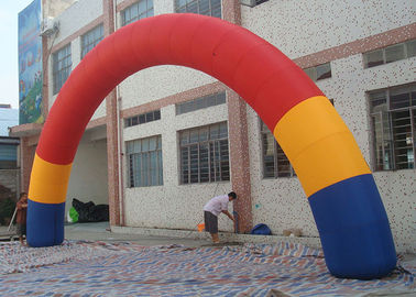 পিভিসি Inflatable বিজ্ঞাপন পণ্য ইভেন্ট জন্য রেনবো স্ট্যান্ডার্ড আর্কিটেকচার