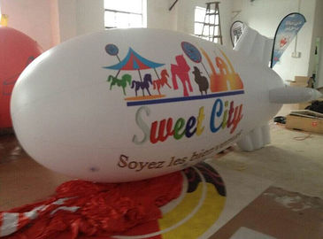 ডিসপ্লে জন্য পিভিসি Inflatable বিজ্ঞাপন পণ্য AirTight ব্লিম হিলিয়াম এয়ারশিপ