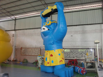 জায়ান্ট Inflatable কার্টুন, বিজ্ঞাপন জন্য পিভিসি Tarpaulin Inflatable গরিলা