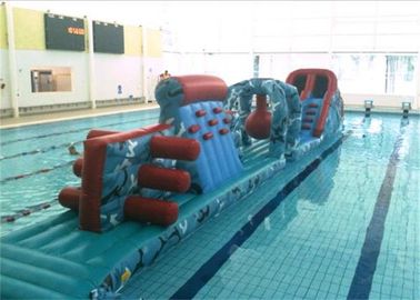 গেমস জন্য উত্তেজনাপূর্ণ Inflatable Obstacle কোর্স ভাসমান Inflatable জল Obstacle কোর্স
