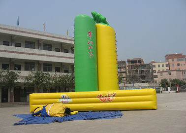 টেকসই Inflatable ইন্টারেক্টিভ গেম খেলার মাঠ জন্য প্রস্ফুটিত Climbing ওয়াল