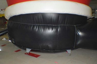 Inflatable বিজ্ঞাপন পণ্য, লোগো মুদ্রণ সঙ্গে প্রস্ফুটিত বহিরঙ্গন সান্তা ক্লাউজ