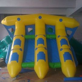 লোগো মুদ্রণ সঙ্গে পিভিসি Tarpaulin Inflatable জল উড়ন্ত মাছ নৌকা