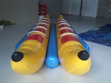 10 আসন প্রস্ফুটিত খেলনা নৌকা, ডাবল ট্রিপল সেলাই inflatable কলা নৌকা