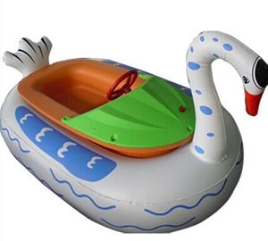 মজার পুল Inflatable খেলনা নৌকা, পশু Inflatable জল বাম্পার নৌকা