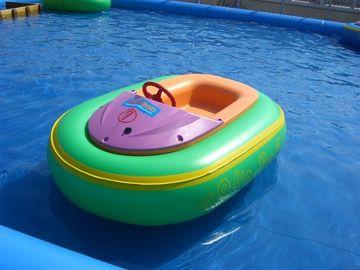 মিনি 0.9 মিমি পিভিসি সাঁতার পুল খেলনা Inflatable মোটরized বাম্পার নৌকা