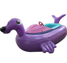 পশু নৌকা প্রস্ফুটিত খেলনা, পুল জন্য 1 ব্যক্তি Inflatable বাম্পার নৌকা