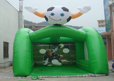 ফায়ার প্রতিরোধী আউটডোর Inflatable কিডস গেম Inflatable ফুটবল গোল