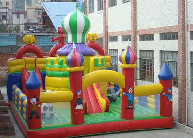 0.55 মিমি পিভিসি Tarpaulin Inflatable বাউন্সী কাসল হাউস, Inflatable মজা পার্ক