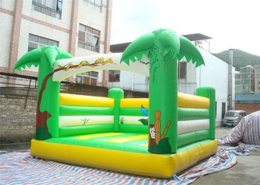 মিনি গ্রিন রঙ Inflatable বাউন্সার, খালেদা বাজানো জন্য পাম ট্রি বাউন্সার