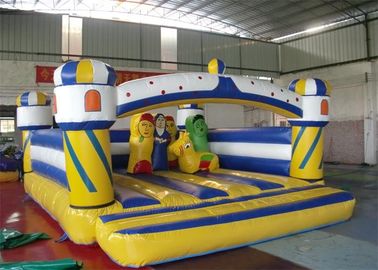 রঙিন Inflatable বাউন্সার, বাধা সঙ্গে দৈত্য Inflatable বাউন্সার