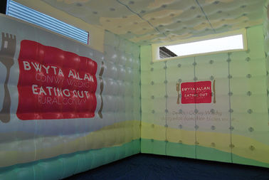 উচ্চ তাপমাত্রা প্রতিরোধের সঙ্গে রঙিন মিনি Inflatable বিজ্ঞাপন তাঁবু