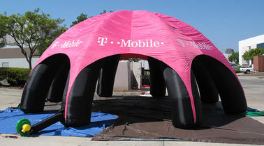 আউটডোর বিজ্ঞাপন Inflatable তাঁবু, পা দিয়ে প্রস্ফুটিত স্পাইডার গম্বুজ তাঁবু