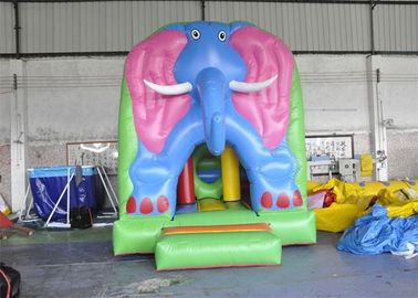 বড় Inflatable হাতির জাম্পিং হাউস / Toddler জন্য পশু Bounce হাউস