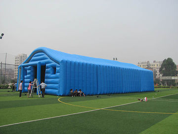 বাণিজ্যিক নীল রঙ প্রস্ফুটিত তাঁবু / সংগ্রহস্থল জন্য Inflatable গুদাম তাঁবু