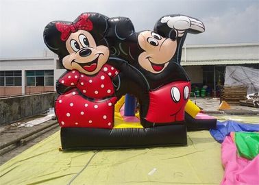 লোগো মুদ্রণ সঙ্গে ই এম Lagre মিকি মাউস Inflatable বাউন্সিং হাউস