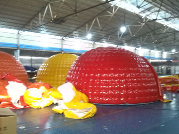 EN14960 সঙ্গে জল প্রুফ 6 মি ব্যাসার্ধ পিভিসি Tarpaulin Inflatable ক্যাম্পিং তাঁবু