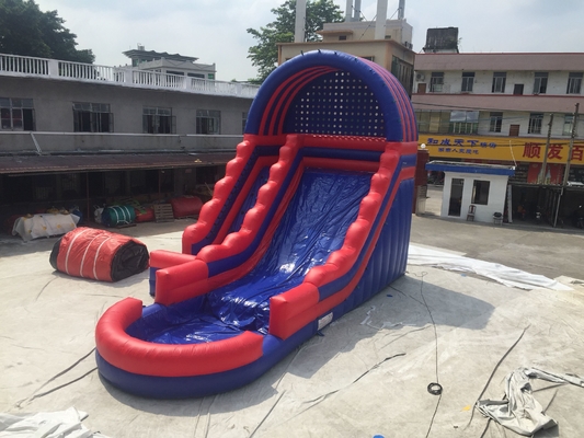 ই এম সিল্ক প্রিন্টিং Inflatable পুল জল স্লাইড বাণিজ্যিক বাউন্সার