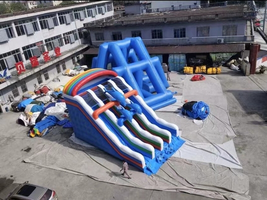 OEM Tarpaulin বাণিজ্যিক Inflatable স্লাইড শুকনো স্লাইড উড়িয়ে