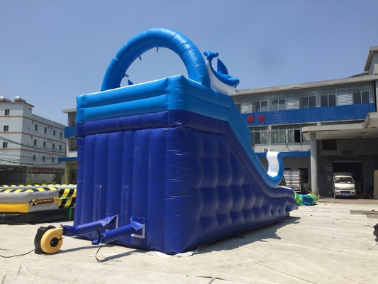 বাণিজ্যিক Inflatable জল স্লাইড বিনোদন Inflatable বাউন্সার দুর্গ