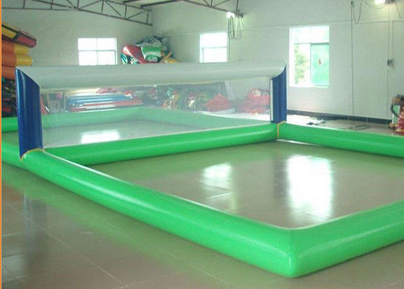 ভাসমান Inflatable জল ক্রীড়া Gems খেলনা ভলিবল Inflatable কোর্ট