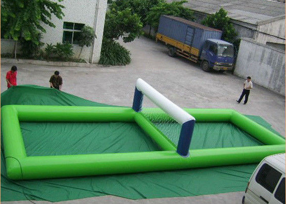 পোর্টেবল inflatable জল খেলনা, জল জন্য দৈত্য Inflatable ভলিবল কোর্ট