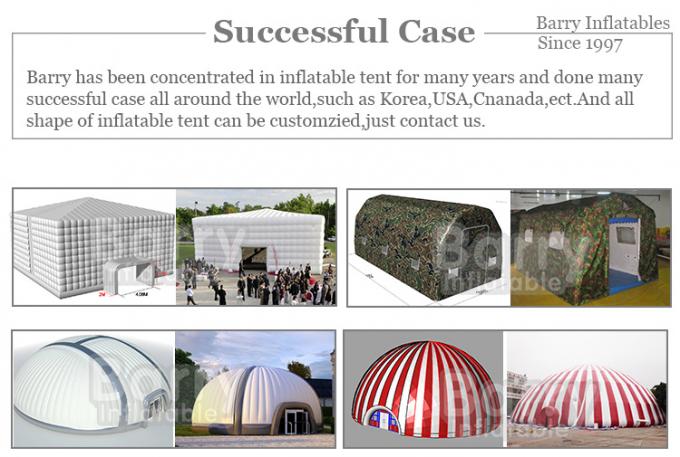 ক্রীড়া বিজ্ঞাপন মুদ্রণ Inflatable তাঁবু বহিরঙ্গন স্পাইডার টানেল তাঁবু 1