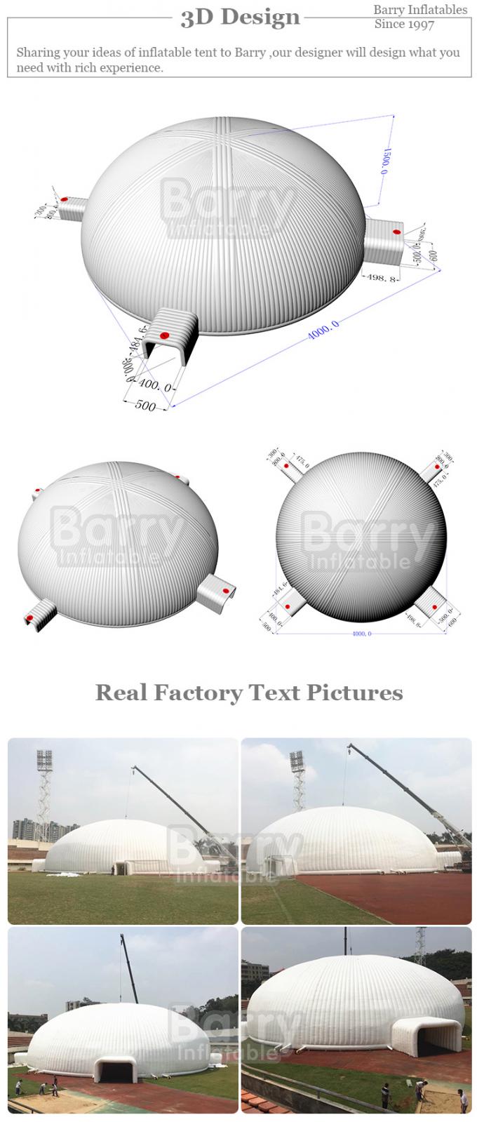 ক্রীড়া বিজ্ঞাপন মুদ্রণ Inflatable তাঁবু বহিরঙ্গন স্পাইডার টানেল তাঁবু 0