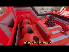 বাণিজ্যিক শিশুদের ইনডোর খেলার মাঠ খেলাধুলা গেম সঙ্গে inflatable থিম পার্ক সেট