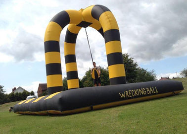 40x20Ft Inflatable পার্টি গেম Wrecking বল, কাস্টমাইজড চরম মানব ধ্বংস বিলি