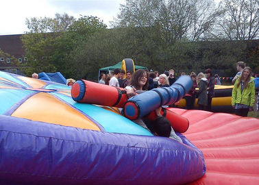আলটিমেট দ্বৈত Inflatable গ্ল্যাডিয়েটর এরিনা ক্রেজি 30FT ব্যাস
