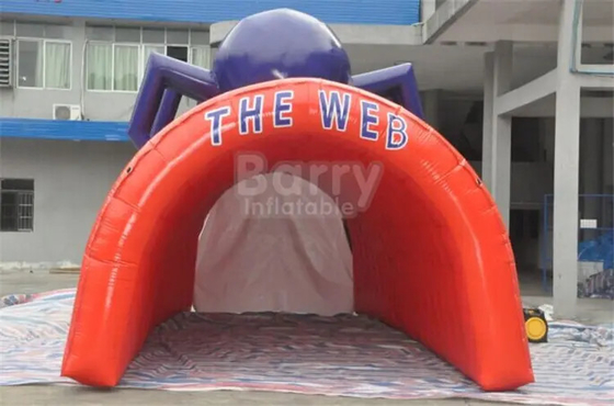 ক্রীড়া বিজ্ঞাপন মুদ্রণ Inflatable তাঁবু বহিরঙ্গন স্পাইডার টানেল তাঁবু