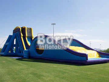 দৈত্য Inflatable জল স্লাইড, সর্বাধিক Inflatable রোলের কোস্টার স্লাইড এন ড্রপ Kick