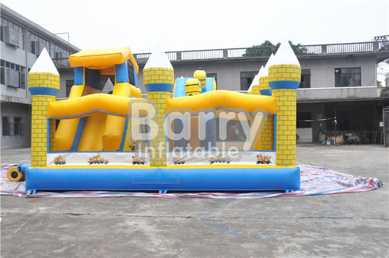 বহিরাগত কিডস  Inflatable বাউন্সি কাসল স্লাইড 0.55 মিমি পিভিসি Tarpaulin সঙ্গে