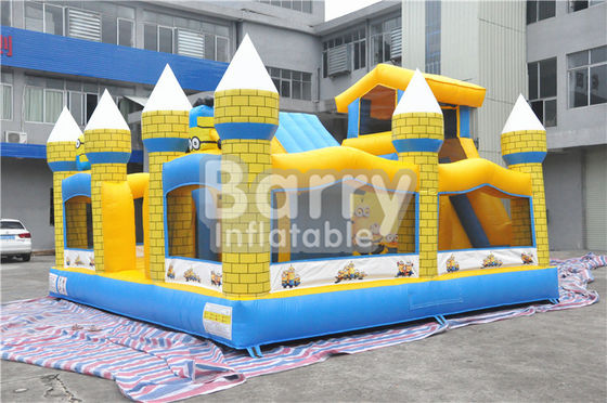 বহিরাগত কিডস  Inflatable বাউন্সি কাসল স্লাইড 0.55 মিমি পিভিসি Tarpaulin সঙ্গে