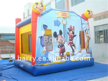 কিডস পার্টি Inflatable বাউন্সার মিকি মাউস Blower সঙ্গে ইন্ডোর বাউন্স হাউস
