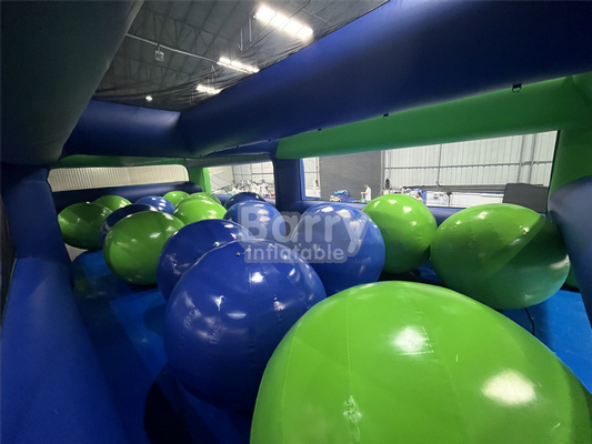 আউটডোর স্পোর্টস গেম 5 কিলোমিটার বাধা inflatable 5k রান বাধা কোর্স বড় বল বাণিজ্যিক ইভেন্টের জন্য