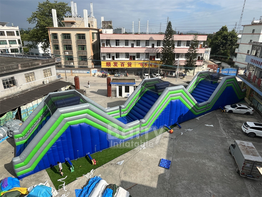 কাস্টমাইজযোগ্য পিভিসি ৪১x৫.৫x৬ মিটার দ্য হাম্পস ইনফ্ল্যাটেবল ৫ কিমি ইভেন্টস প্রতিযোগিতামূলক খেলা প্রাপ্তবয়স্কদের জন্য