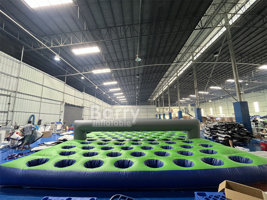 17.5m(L) X7.4m(W) X1.2m(H) পিভিসি টারপুলিন ইনফ্ল্যাটেবল ম্যাট্রেস রান ফর ইনসেন ইনফ্ল্যাটেবল 5k বাধা কোর্স রান