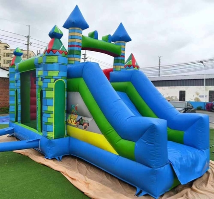 দ্রুত শিপিং inflatable bouncer পিভিসি উপাদান সমন্বয় bounce ঘর স্লাইড এবং বাস্কেটবল হুপ সঙ্গে