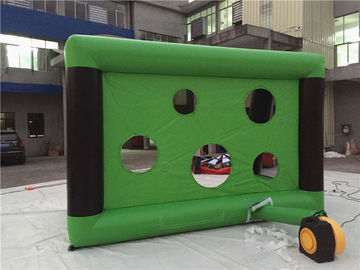 0.6 মিমি পিভিসি Tarpaulin Inflatable স্পোর্টস গেমস, মজা জন্য ফুটবল গোল ফুট