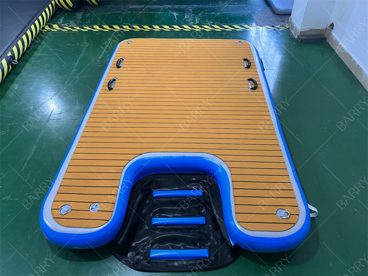কুকুরের উপর জল সিঁড়ি স্টেপ inflatable পিভিসি কুকুর ডক র্যাম্প কুকুরের জন্য জল