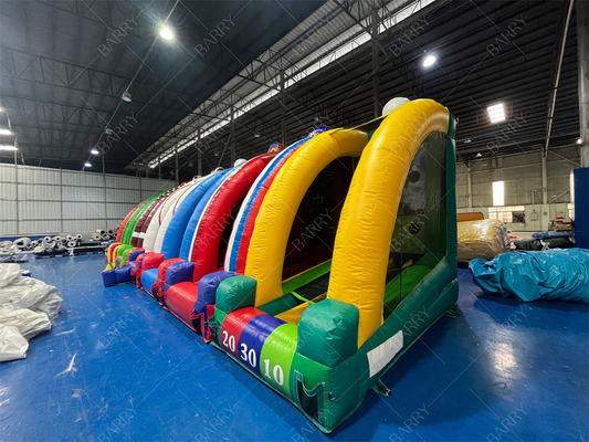 বড় নতুন ডিজাইন কাস্টম তৈরি উত্তেজনাপূর্ণ inflatable বাচ্চাদের 7 ইন 1 কার্নিভাল গেম ভাড়া ব্যবসার জন্য