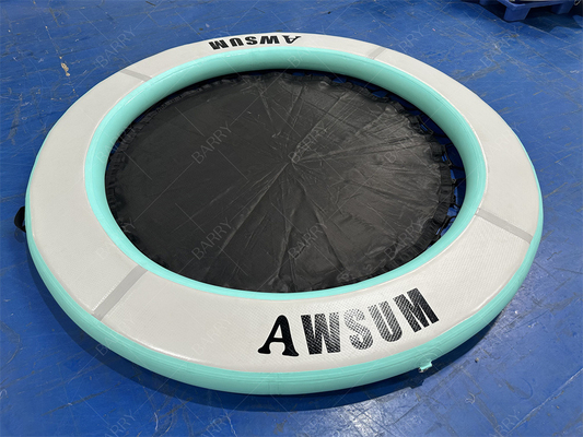 সুইমিং পুল গোলাকার পুল ভাসমান দ্বীপ ভাঁজযোগ্য inflatable জলের হ্যামাক সঙ্গে জাল