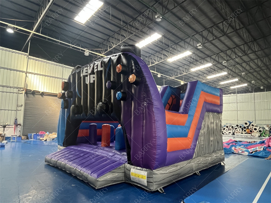 আকার কাস্টমাইজ করুন পাইকারি স্তর আপ inflatable bouncer combo bouncy castle for kids