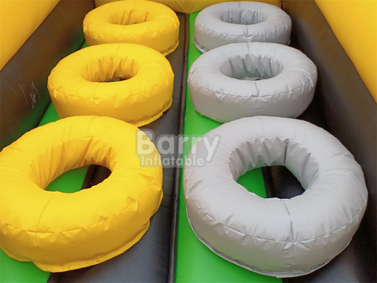 বিশাল আউটডোর ওয়াটার শুকনো inflatable থিম পার্ক জাতীয় ইনডোর বিগ বাউন্স হাউস উইপ আউট গেম স্লাইড ক্লাইম্বিং প্রাচীর