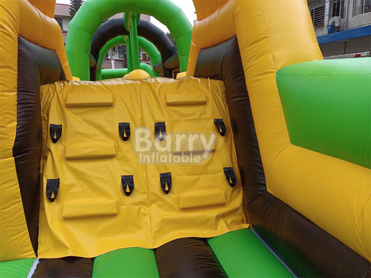 বিশাল আউটডোর ওয়াটার শুকনো inflatable থিম পার্ক জাতীয় ইনডোর বিগ বাউন্স হাউস উইপ আউট গেম স্লাইড ক্লাইম্বিং প্রাচীর